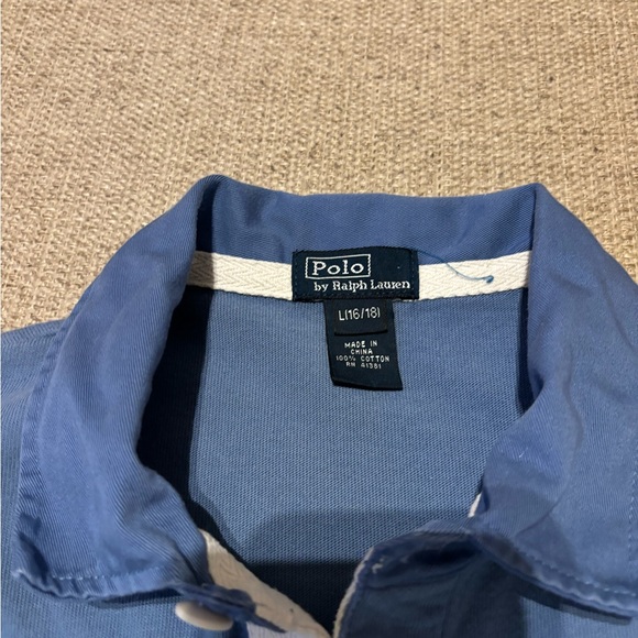 Youth large polo blue - Picture 3 of 3